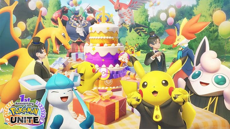 Pokémon UNITE  Feliz aniversário, Pokémon UNITE!