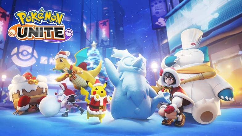 Pokémon UNITE  Pokémon UNITE's Holiday Festivities Will Be Snow Much Fun